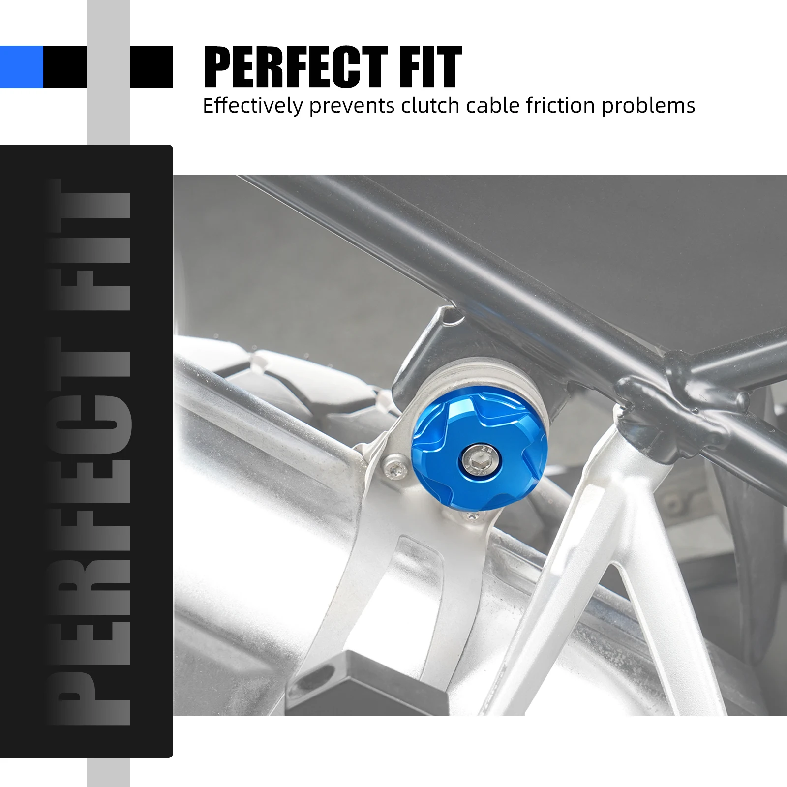 NICECNC Aluminium-Auspuffhalterungsbolzen für BMW R1250GS Adventure R 1250 GS R 1250 GS ADV 2024 2023 2022 2021 2020 2019 – Detail 18