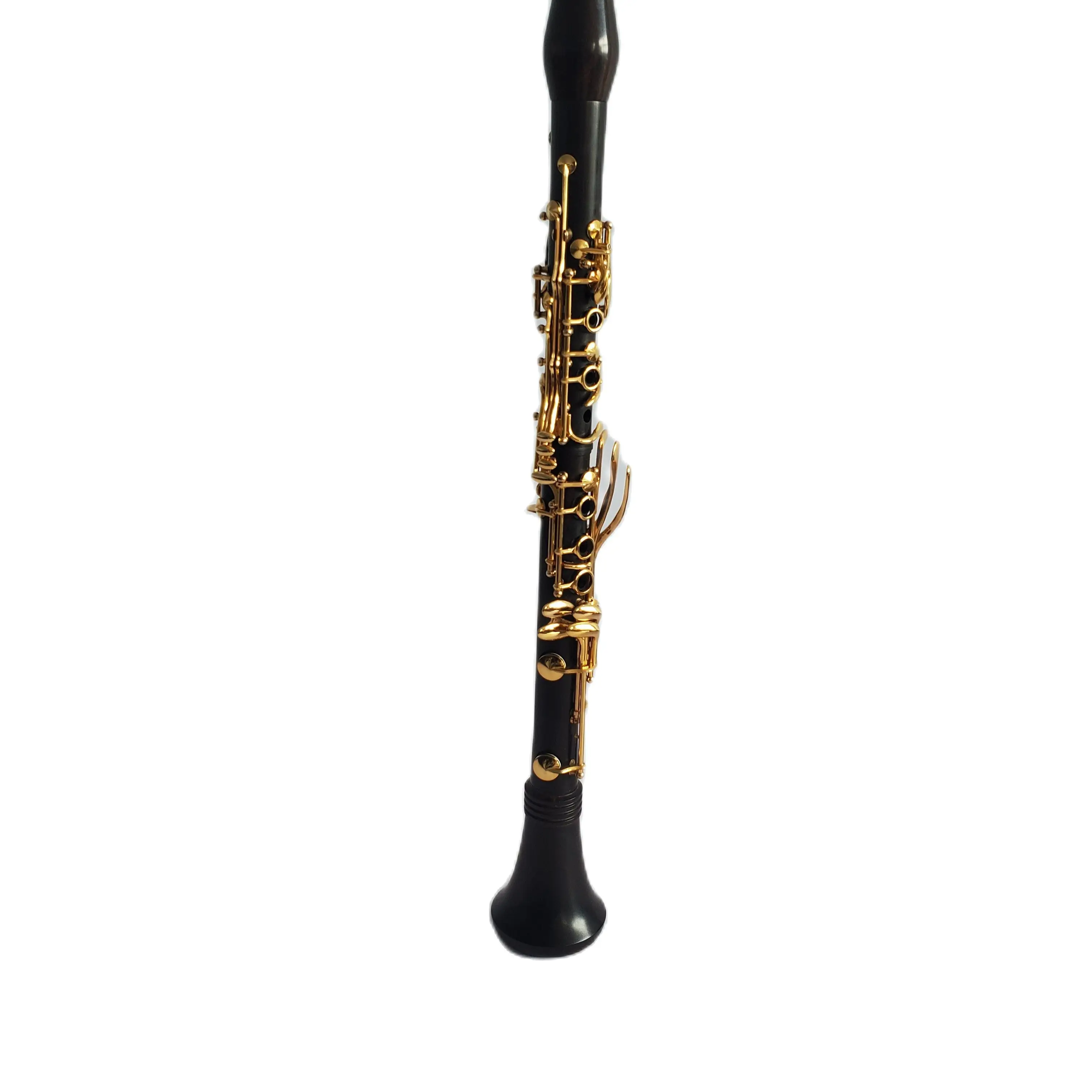 A large number of stock ebony 18k gold plated Bb clarinet