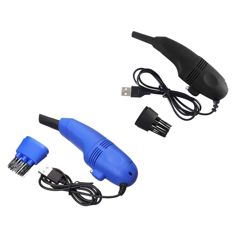 

2 pcs Keyboard Cleaner Mini USB Desk Sweep Computer Peripheral with Detachable Cup for Laptops Monitors Handheld Vacuum Cleaner
