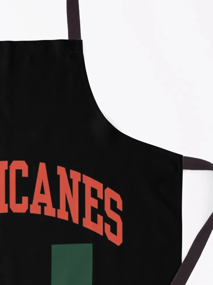 miami hurricanes Apron household gadgets Kitchenwear Housewares kitchen