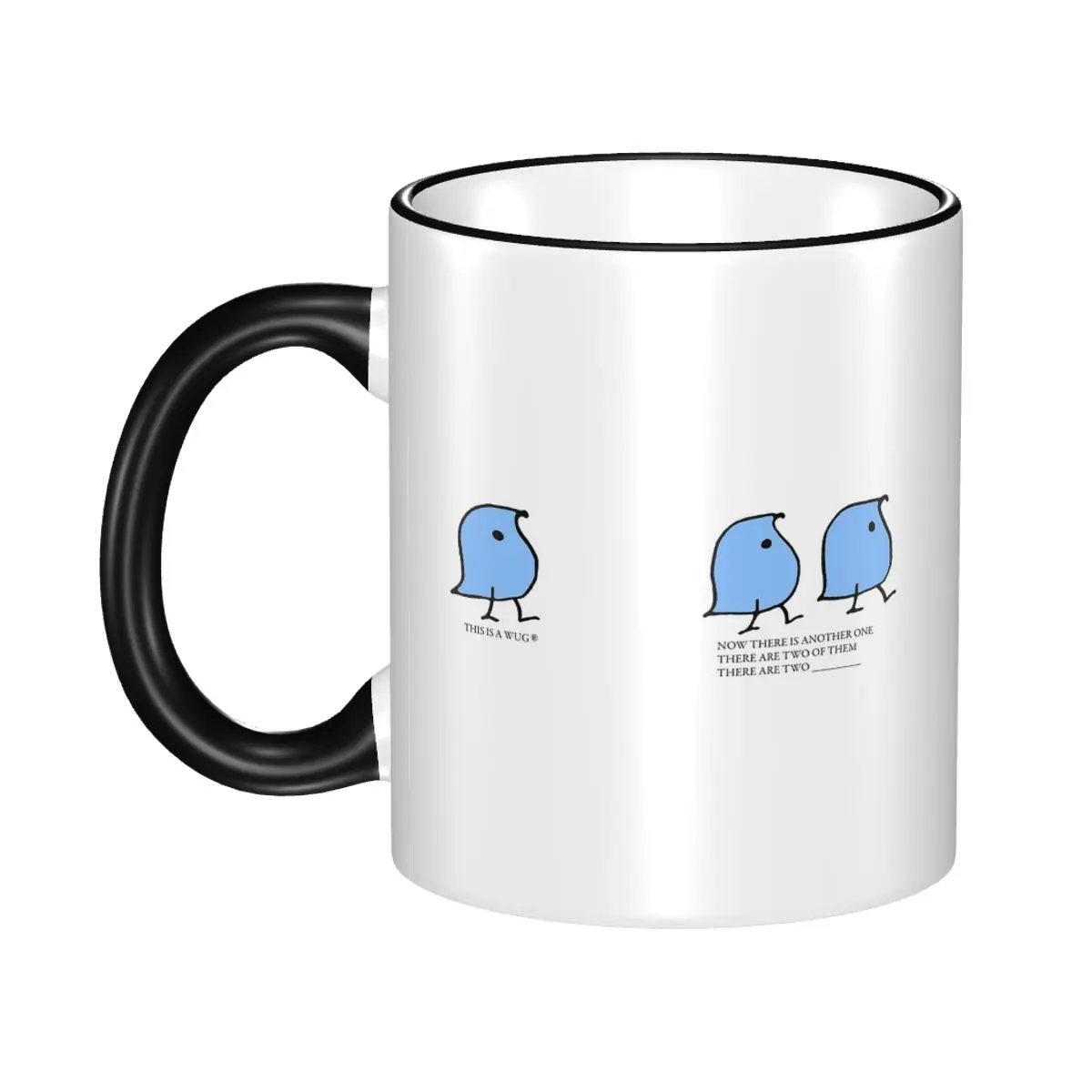 Original Wug(R) Test Mug Funny Ceramic Coffee Cups Tea Mugs Milk Cup Drinkware Gifts for Woman Man