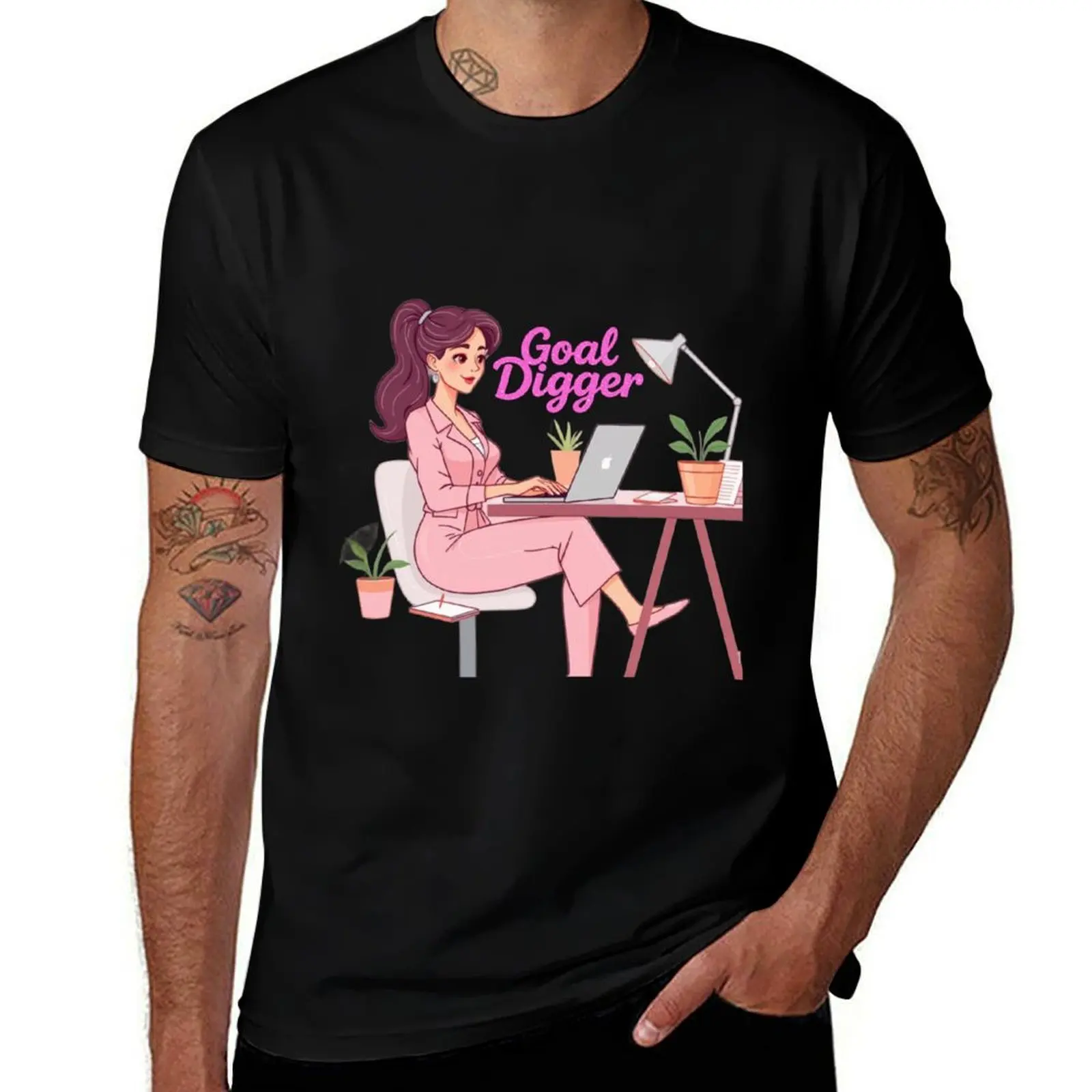 

GOAL DIGGER T-Shirt summer top vintage Funny t-shirts tshirts personalised t shirts for men pack