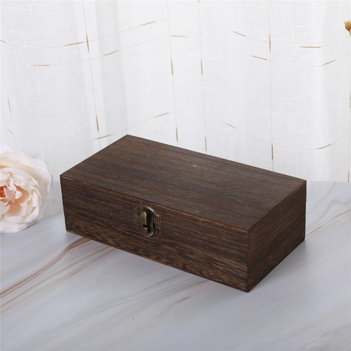 Storage Box Portable Retro Cigars Case Travel Humidor Box Holder Wooden Case Organizer Container Gift Box Smoking Accessories