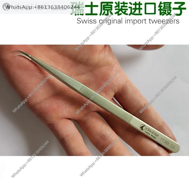 

119B.SA оригинальные импортные длинные щипцы, локоть, кислотостойкие, щелочные, противоскользящие, лабораторные, научные исследования, медицинский зажим