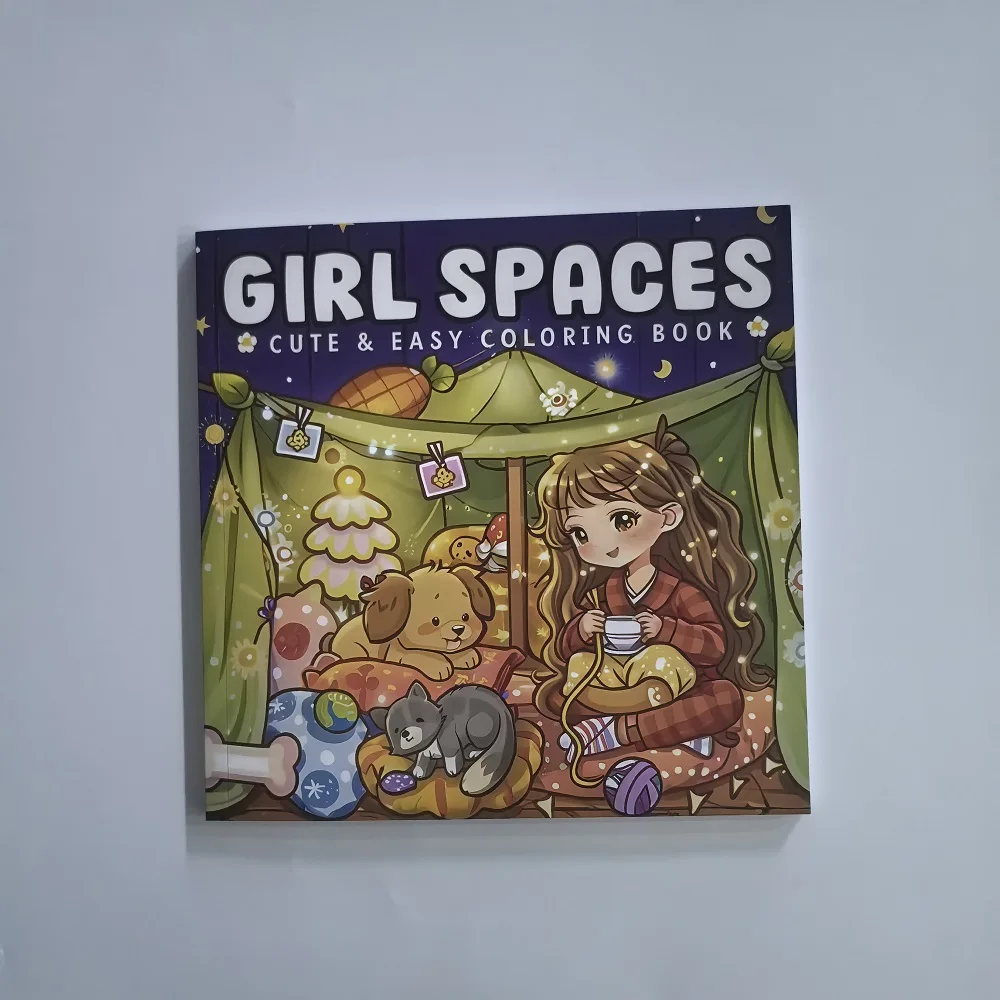 

Книжка-раскраска для взрослых и подростков: уютные моменты и девчачьи вещи. Симпатичные рисунки для расслабления и снятия стресса.