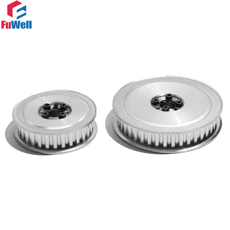 XL28Teeth Transmisson Pulley Belt Width 11mm Aluminum Alloy XL28T Expansion Sleeve Timing Pulley 5/6/6.35/8/9/10/11/12/14/15mm