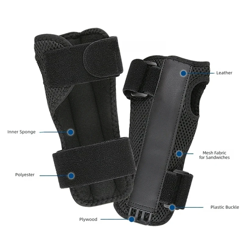 JOME Breathable Hand Support Guards with Adjustable Strap for Skating Skateboarding