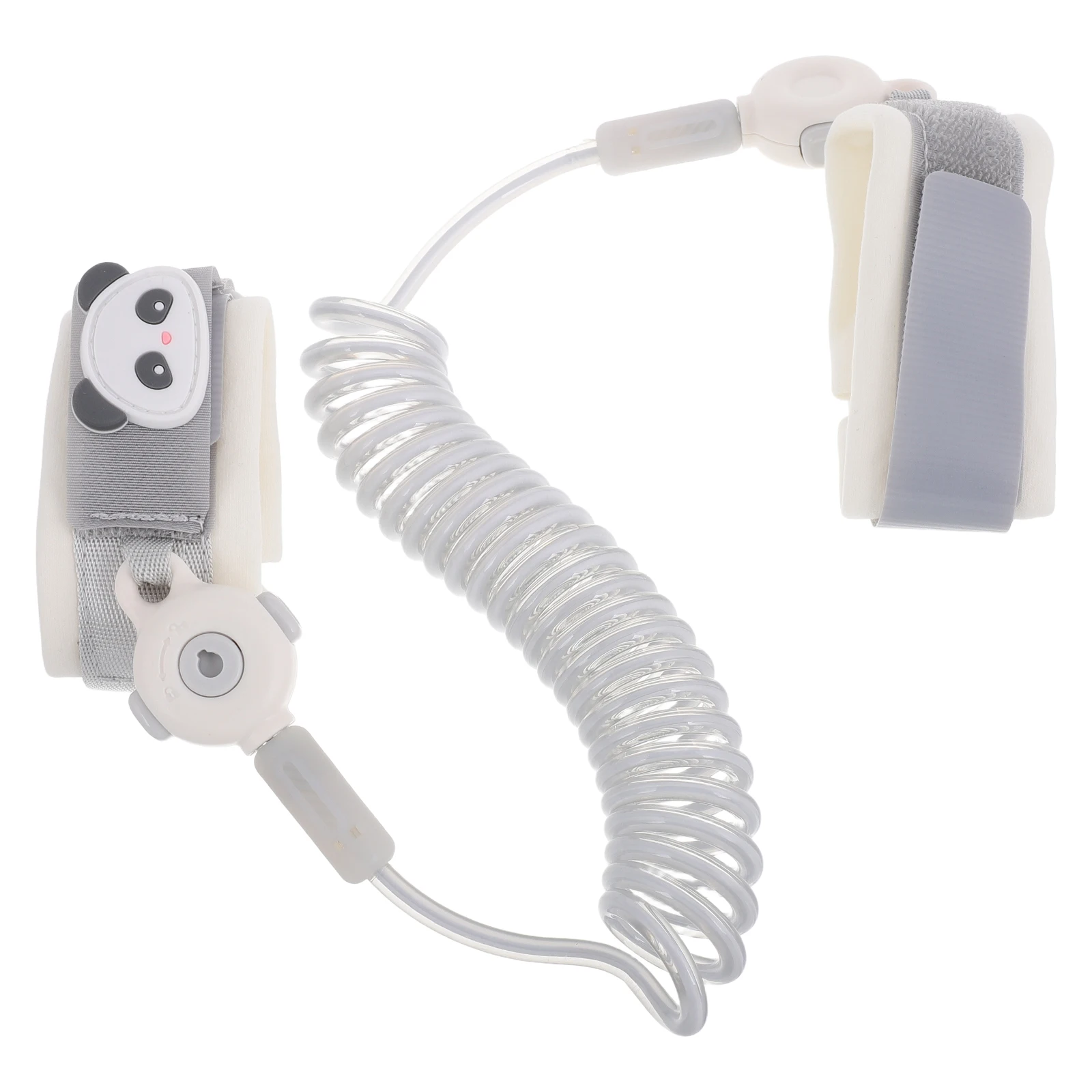

Children Anti Lost Rope Wrist Grey Metal Adjustable Safety Tether for Toddlers Preschool Kids Soft Comfortable