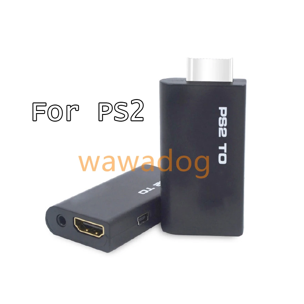 

10 комплектов адаптера аудио-видео преобразователя, совместимого с PS2 на HDMI, с выходом 3,5 мм для всех режимов отображения