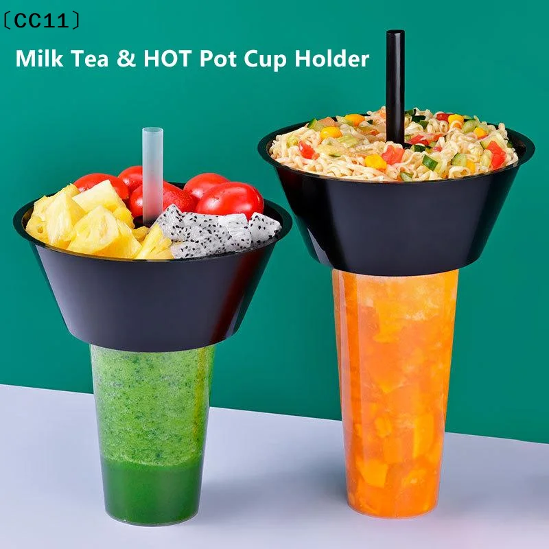 10/50 Uds. Vasos de plástico desechables para bebidas, aperitivos, tazas para té con leche, frutas, vasos portátiles para postres, tazas para fondue, para adultos y niños〔CC11〕