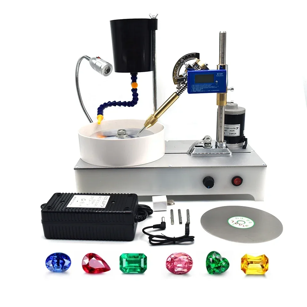 

Top Quality 6inch Digital New Gemstone Grinding Faceting Machine Digital Display Gem Jade Jewelry Polisher