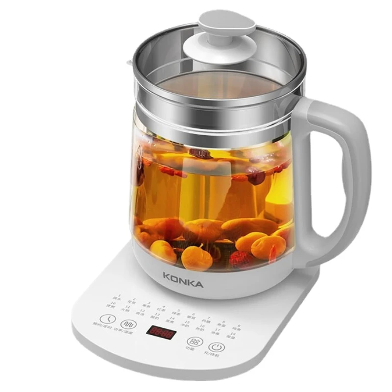 Full-automatic Multi-functional Thickened Glass Electric Flower Teapot Health Pot Boil Tea Ware Electric Kettle Teapot