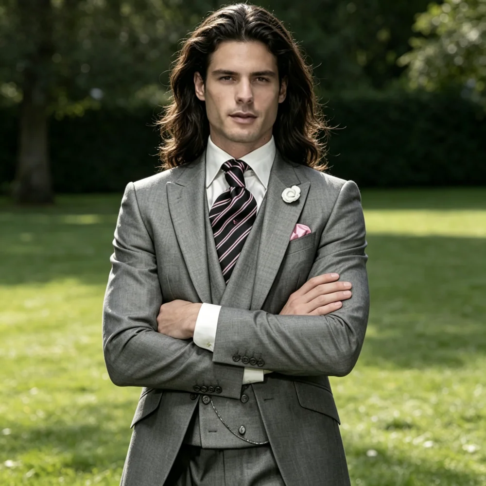 

Мужской черный фрак с пик-лапельным воротником, формальный костюм-тройка для свадьбы и торжественных мероприятий, в комплекте с жилетом и брюками, для женихов и официальных мероприятий