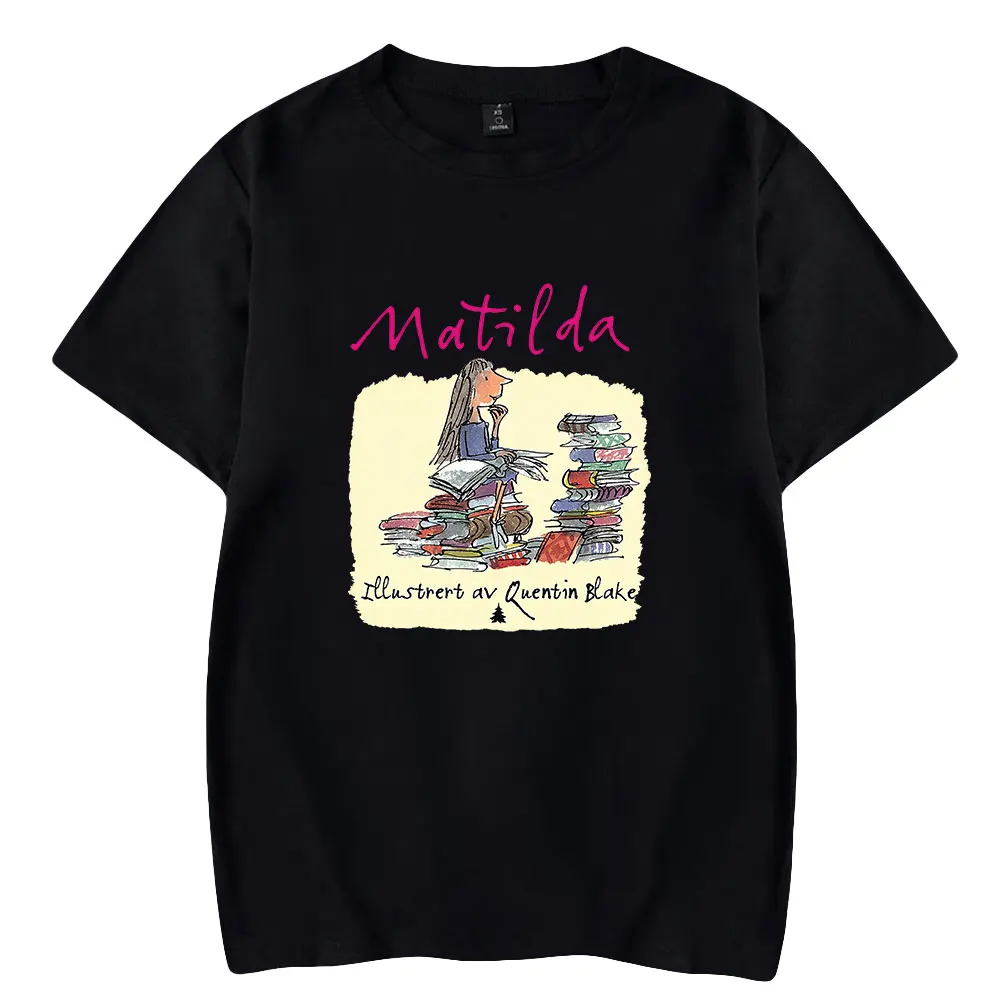 

Roald Dahl's Matilda the Musical Movie T-shirt Crewneck Short Sleeve Tee Women Men's Tshirt Harajuku Streetwear Unisex Clothes