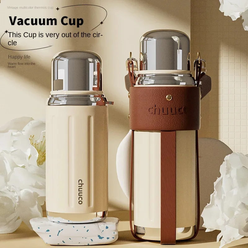 800ML316 Stainless Steel Can Oblique Span  Thermal Insulation Pot Thermos Cup  Thermal Insulation Kettle Vacuum Travel Pot