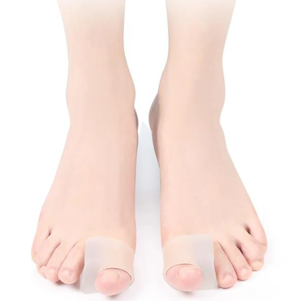 2pcs Toe Separators Reusable Supple Bunion For Women Men Foot Care Tools Valgus Hammer Toe Spacer Home Use