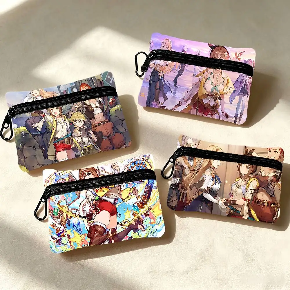 GAME Atelier Ryza Wear-resistant Oxford Cloth Coin Purse Portable Backpack Hanging Card Storage Bag