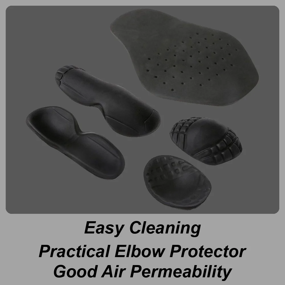 

5 шт., защита для плеч из ЭВА для мотоцикла, защита для локтя, защита для спины, мотоциклетный костюм, встроенное защитное снаряжение