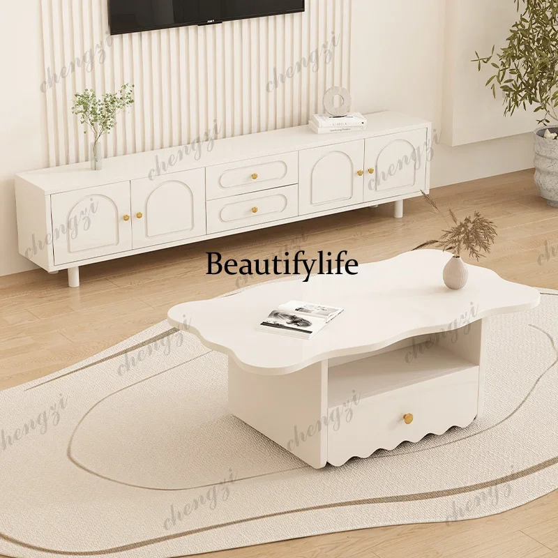 M138 Heavy Tv Stand Extended Normal Storage Designer White Nordic Tv Stands Modern Minimalist Fernsehtisch Furniture Home