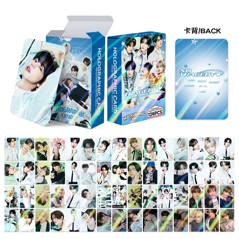

TWS Mini Album NO TRAGEDY Lomo Cards Set 60PCS Photo Cards & 64PCS Mini Stickers Kpop Idol Merchandise
