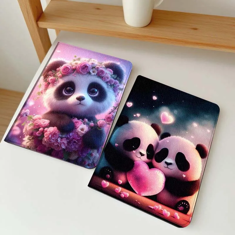 

Panda Art Flower Love Heart For Samsung Galaxy Tab A7 A A8 A9 A11 S6 S11 10.1 10.4 10.5 Inch Lite PLus Soft Tablet Case Gift