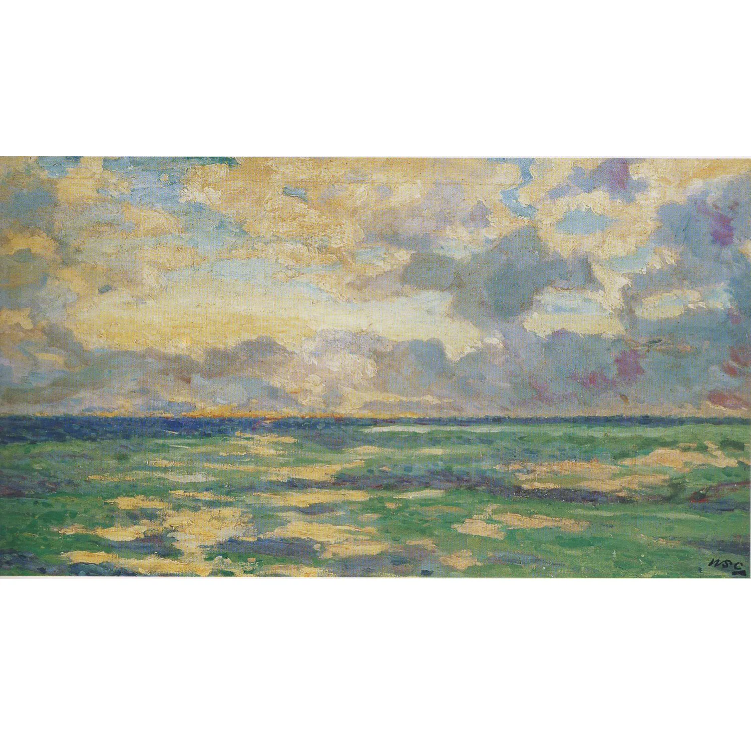 Daybreak at Cassis by Winston Churchill Hand painted world famous oil painting replica Seascape oil painting for living room