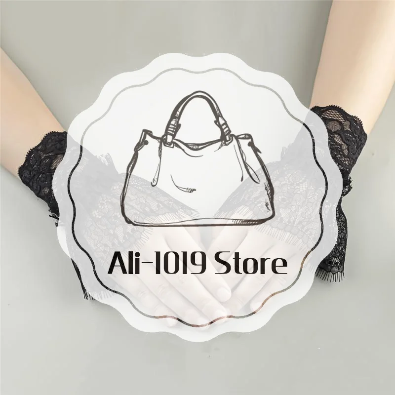 Women Fake Arm Sleeves With Short Tassels White And Black Pleated Cuff Beautiful Lace Accessories Outdoor Embellishments