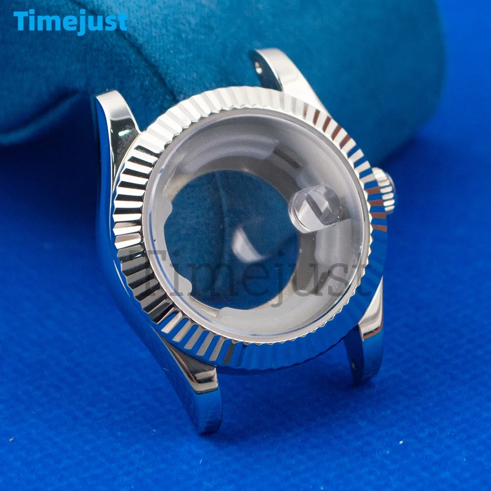 33mm Watch Case Women's Watch Case Bracelet NH05 Case Accessories Stainless Steel Sapphire Glass 17mm Strap For NH05 NH06 Movt