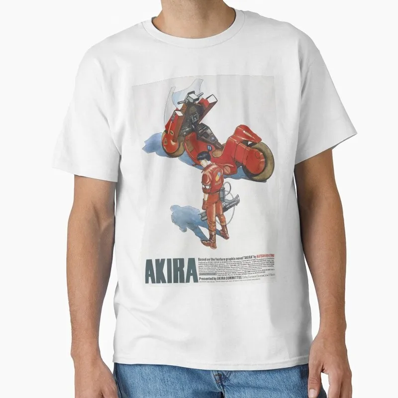 Akira Cyberpunk City Explosion Anime Gift T‑Shirt 1017 Retro Sci‑Fi Manga Graphic Tee Shotaro Kaneda Neo‑Tokyo Unisex Streetwear