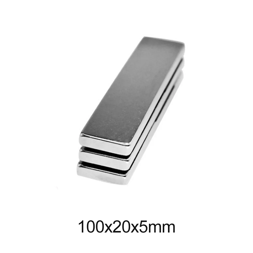 

100x20x5 полосовой блок прямоугольные магниты 100x20x5 мм для домашних холодильников, офисов DIY 100*20*5 мм