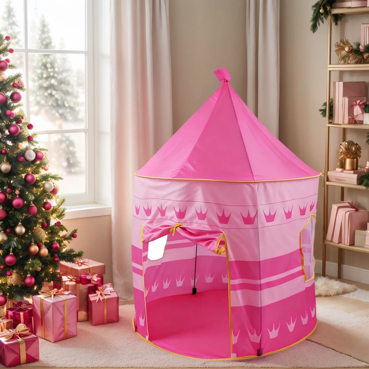 يورت المرح للأطفال، قلعة لعبة مسرح محمولة، لعبة حكاية الأميرة الخيالية، خيمة ألعاب ترفيهية خارجية، ألعاب الشاطئ والعشب، هدايا عطلة الأطفال، هدايا عيد الميلاد والهالوين