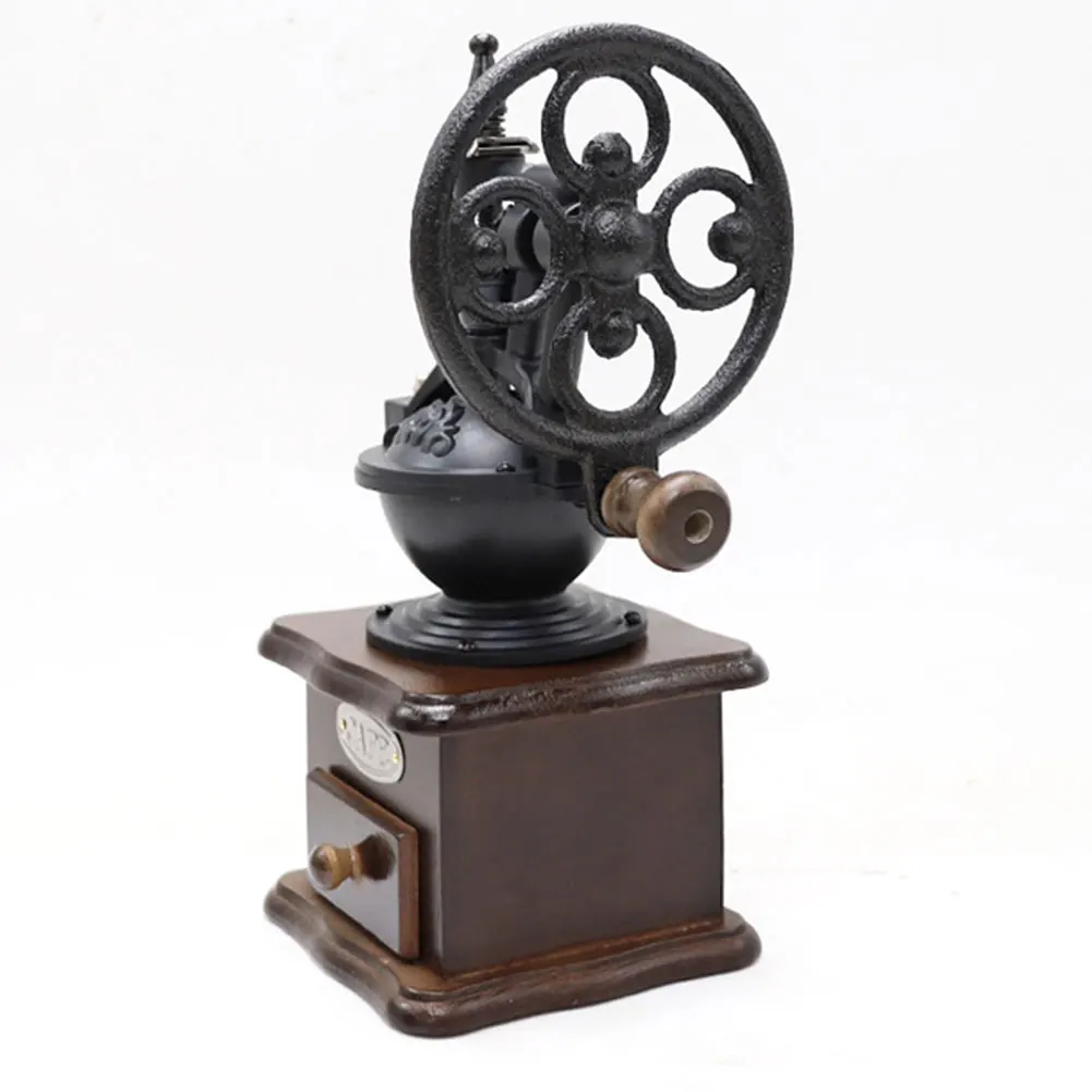 

Ручная кофемолка Ретро ручная кофемолка Мельница для кофе в зернах для домашнего использования