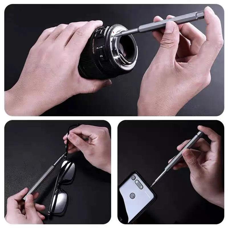 25 in1 Eyeglass Repair Tool Small Precision Screwdriver Set Professional Mini Magnetic Repair Tool Kit DIY for Watch Eyeglass