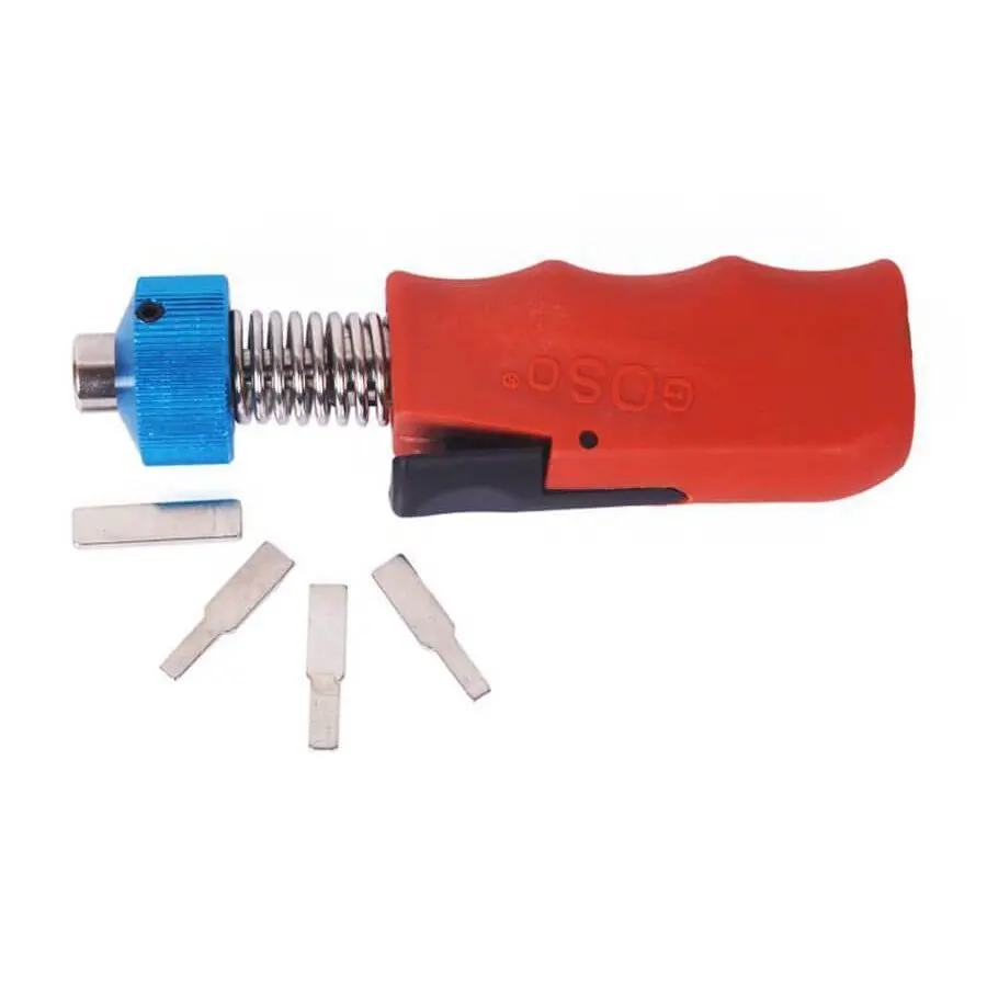 1 conjunto original gótico vermelho novo huk bloqueio plug spinner arma rápida ferramentas de torneamento profissional fechadura da porta civil serralheiros