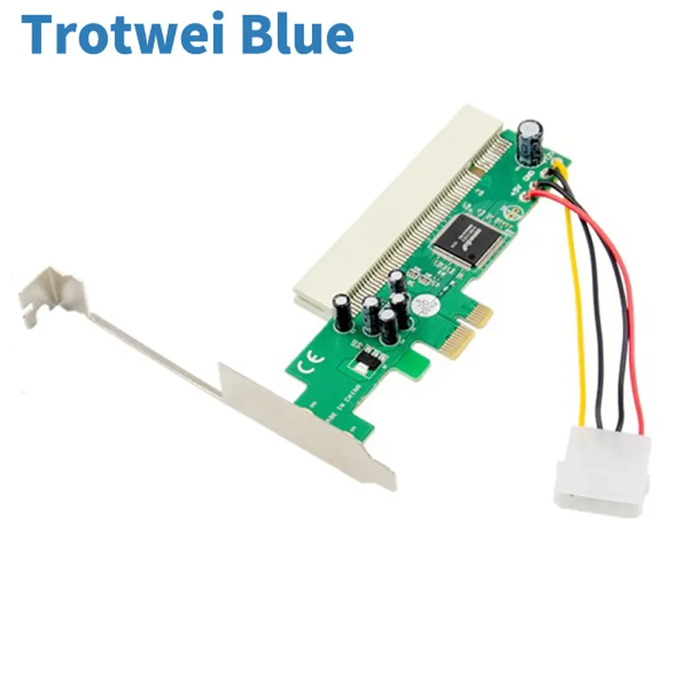 PCI-Express PCI-E To PCI Riser Bus Card High Efficiency Adapter Converter Expansion Card for Desktop Computers ASM1083 Chipset
