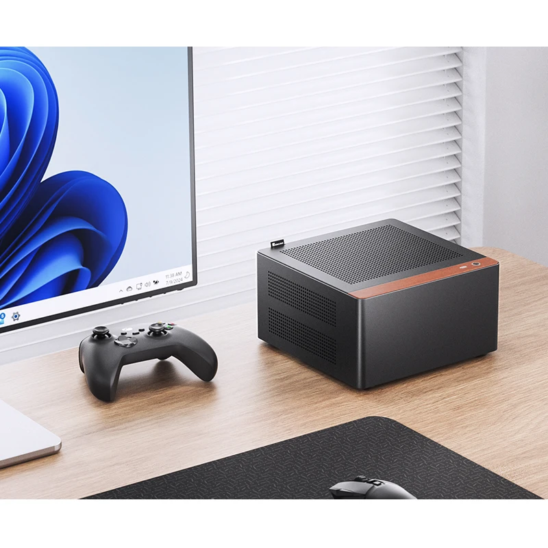 アルミニウム合金製デスクトップケース,1uフレックスパワーをサポート