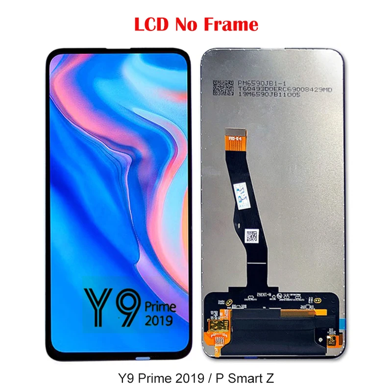 LCD For Huawei Y9 Prime 2019 STK-L21/L22/LX3 Display Touch Screen Digitizer Assembly for Huawei P Smart Z STK-LX1 Replacement