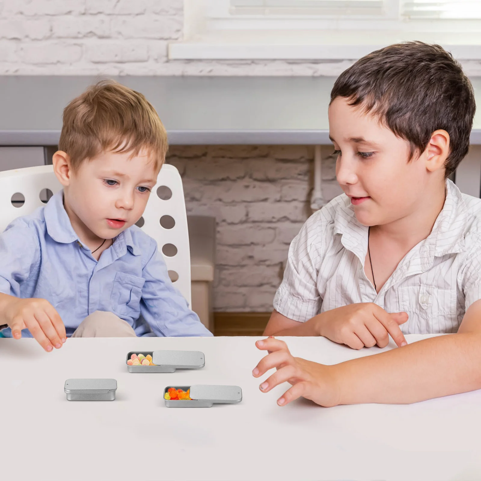 

18Pcs Tinplate Boxes Resistant to Deformation Breakage Perfect for Small Items Storage Daily Use Special Occasions