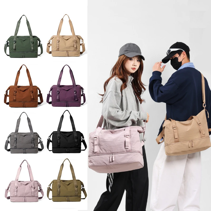 

Travel Bag Men Women Large Capacity Handheld Luggage Bag Short-Distance Trip Shoulder Bag Leisure Sports Fitness Crossbody Bag