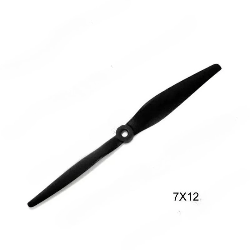 2 Piezas de Hélices HQProp de 7 Pulgadas, Hélice Eléctrica Delgada de 2 Aspas 7X12/7X12R CW CCW, Palas de Nailon Reforzado con Fibra de Vidrio para Dron RC