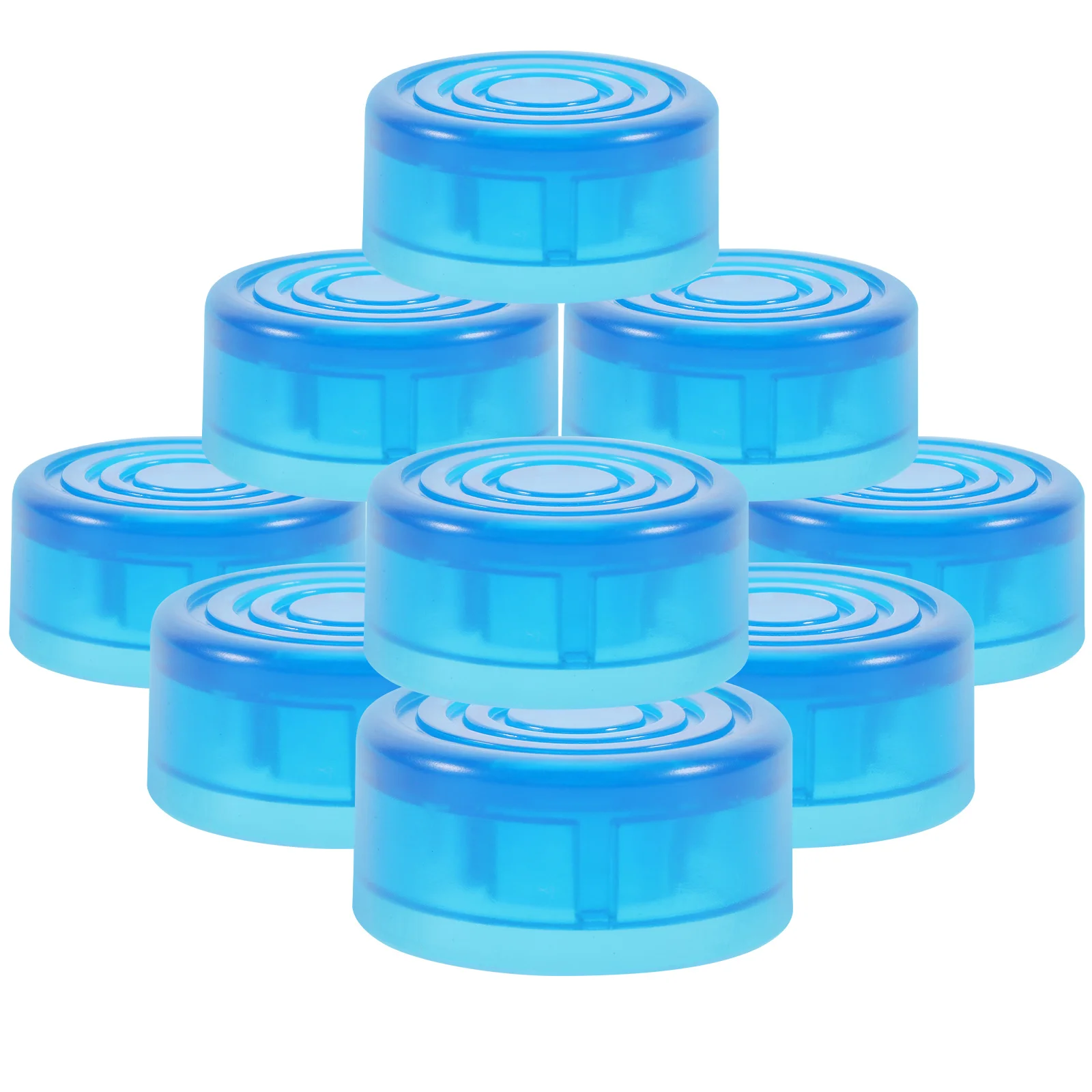 

10 Pcs Pedal Protection Cover Guitar Footswitch Topper Electric Effects Toppers Caps Blue Accessories Parts