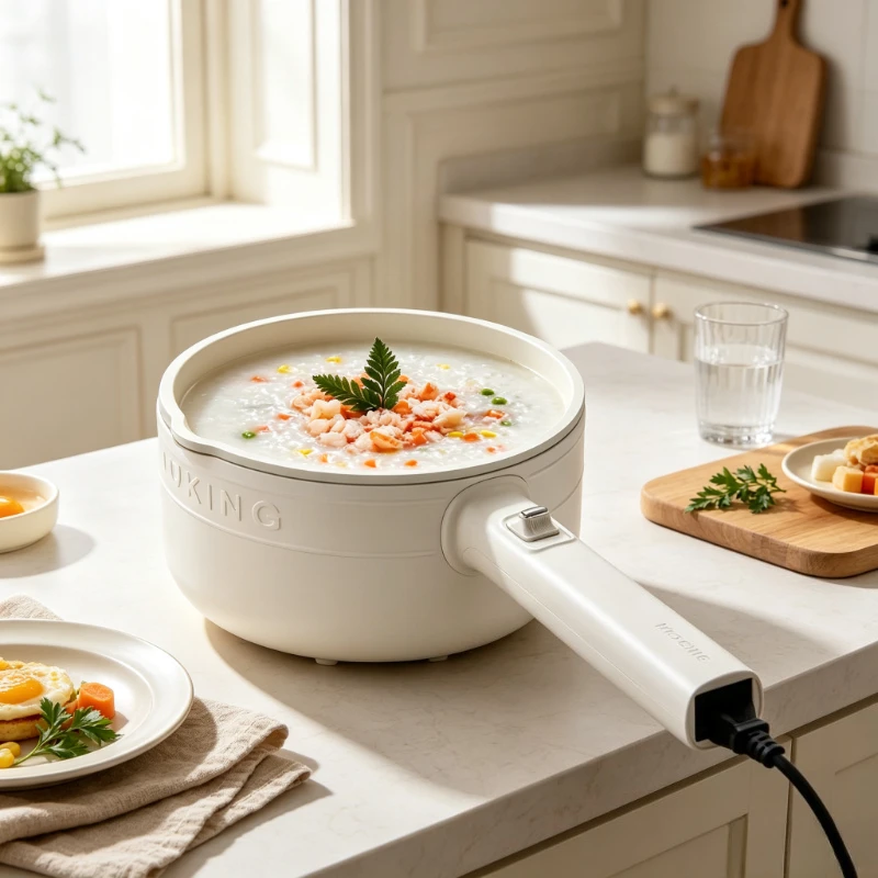 2L Electric Pot Nonstick Coating Heat Resistant Scratch Resistant Steamer Fry Cooker All in One for Dorm Home Kitchen 전기 냄비