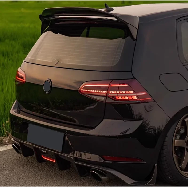 

Высококачественный задний спойлер из АБС-пластика для GOLF7 MK7 7,5 GTI/R 2014-2019 крышка багажника автомобильный Стайлинг