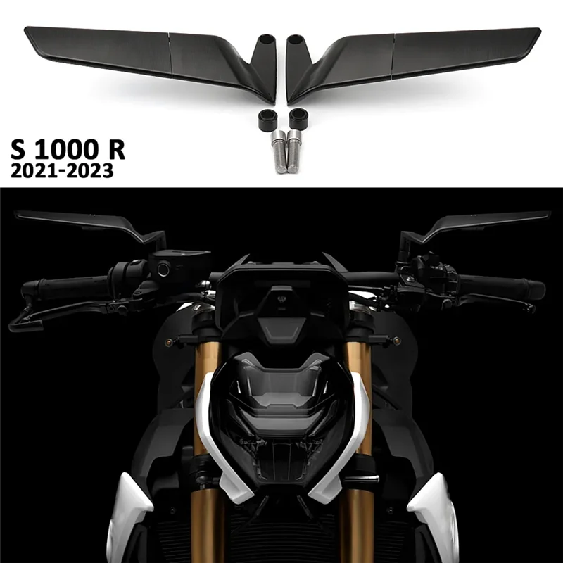 

New Arrival Motorcycle Side Mirror Black Motorcycle Accessories For BMW S1000R S 1000 R S1000R 2021 2022 2023