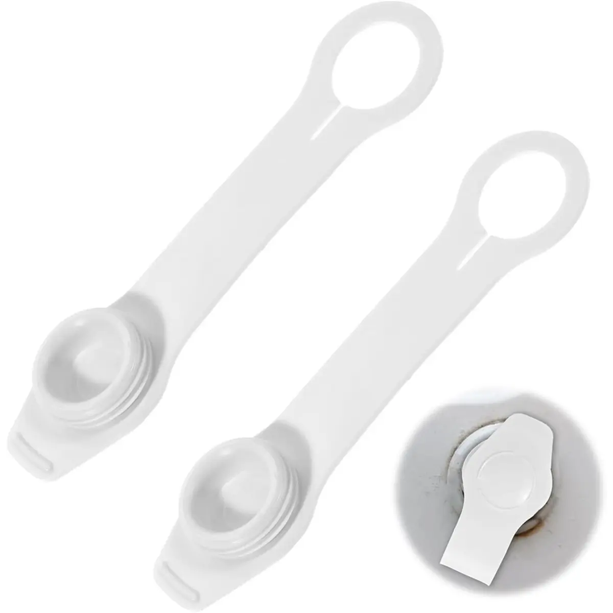 RV Water Inlet Pulg, White RV Water Inlet Cap 3/4