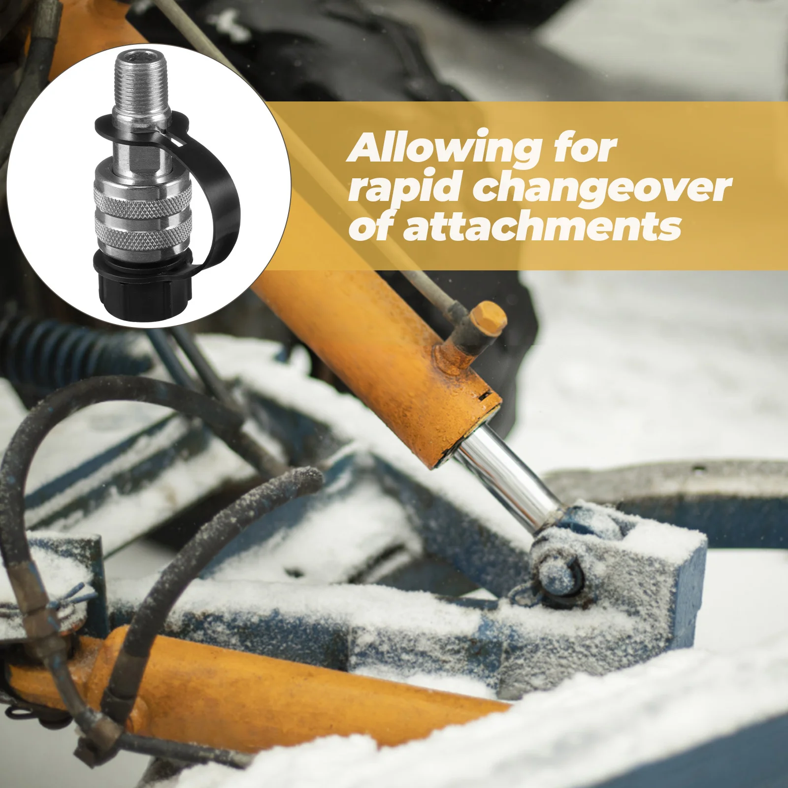 

Быстроразъемное соединение для гидравлики 3/8 дюйма, прочное, из оцинкованной углеродистой стали, сменный гидравлический фитинг для сельскохозяйственной техники