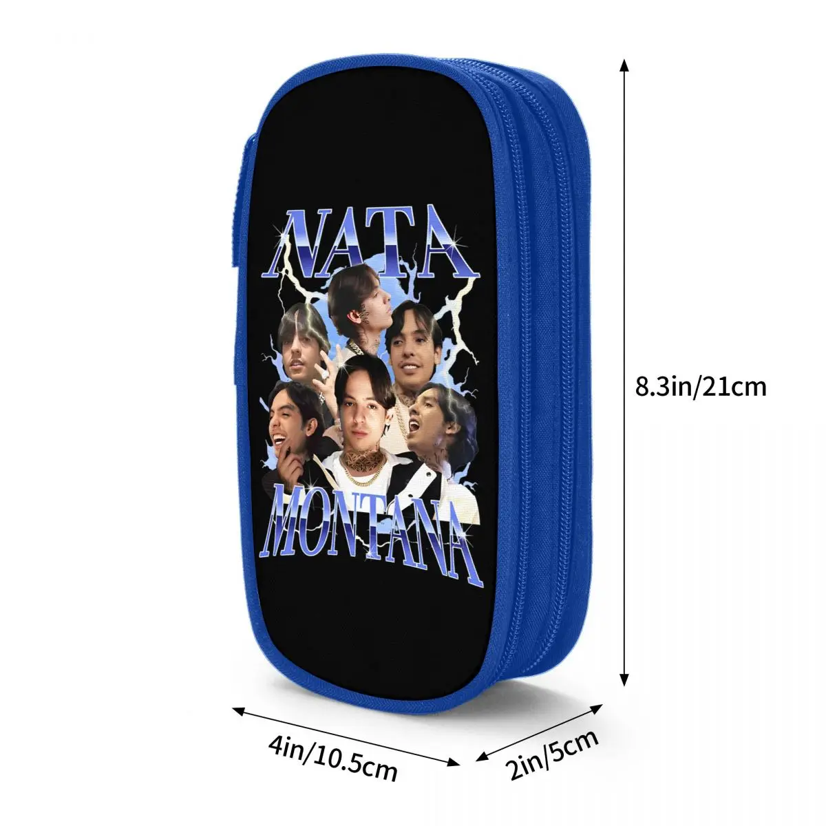 Natanael Cano Nata Montana Pencil Case Fashion Music Rapper Singer Pen Bags Student Students School Gifts Pencilcases