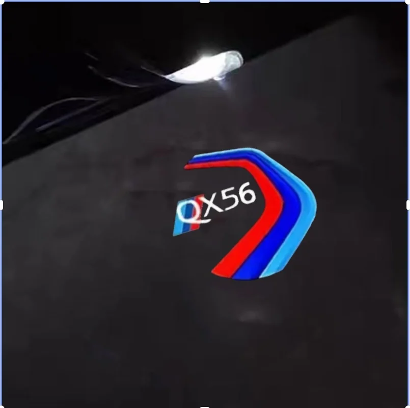 

For Infiniti QX30 JX35 QX60 QX70 QX80 QX50 EX25 Q50 Q60 Q70 FX G M Led Emblem Lamp Car Door Lights Luces Projector Accessories