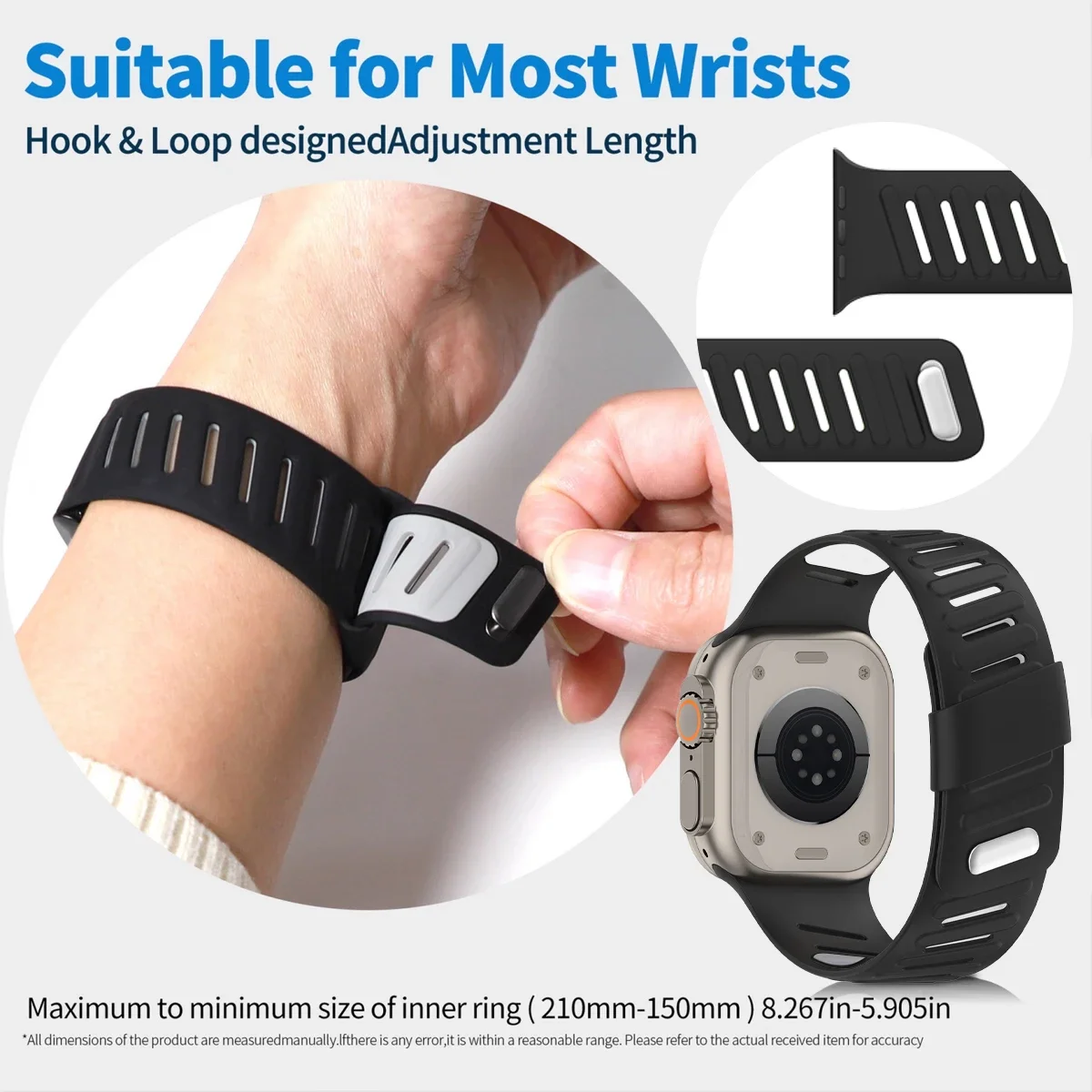 Sport Silicone Band For Apple Watch Ultra 3 49mm Strap 42mm 44mm 45mm 46mm Slanted Buckle Bracelet for iWatch 11 10 9 8 7 654SE3