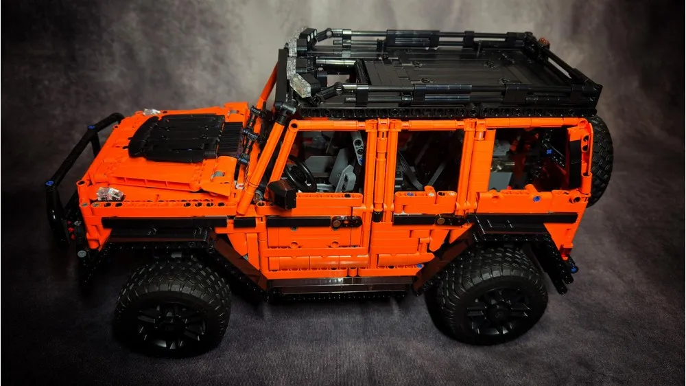 2839 قطعة MOC Mercedes-Benz G500 تكنيك اللبنات لعبة عيد الميلاد هدية تعليمية لتقوم بها بنفسك تعليم بناء الأطفال